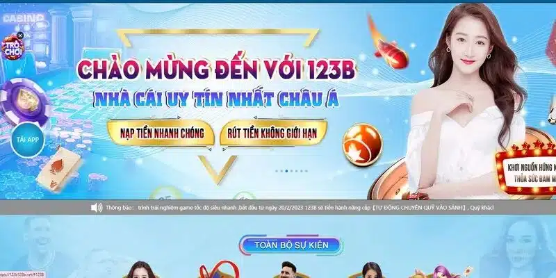 Nhà cái 123b uy tín số 1 châu Á